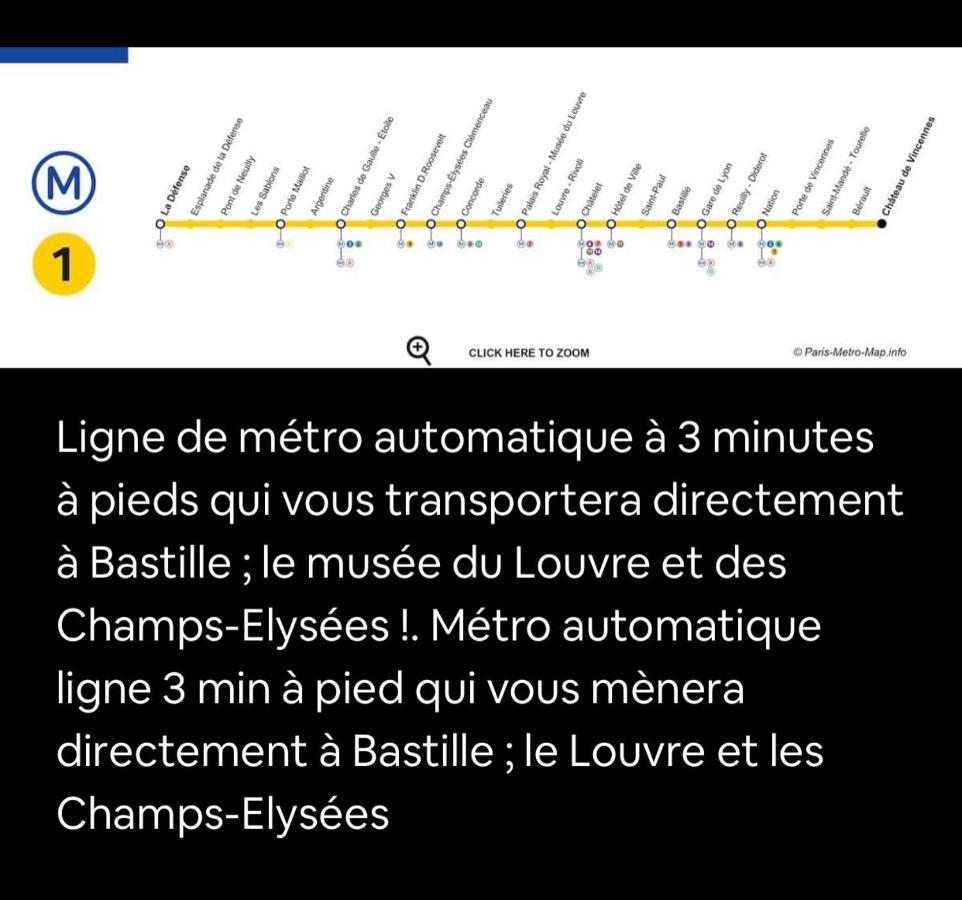 Апартаменты Loft Lumineux Hyper Centre Vincennes Rer A 5 Min - Parking Gratuit Экстерьер фото